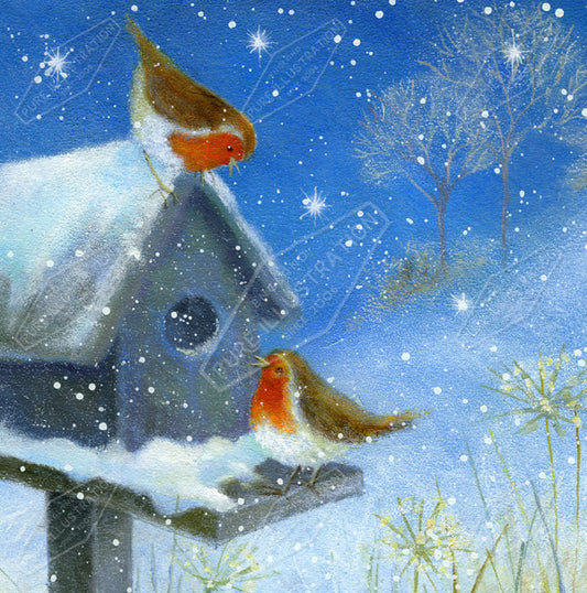 00011890JPA- Jan Pashley is represented by Pure Art Licensing Agency - Christmas Greeting Card Design