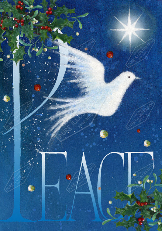 00011892JPAa- Jan Pashley is represented by Pure Art Licensing Agency - Christmas Greeting Card Design