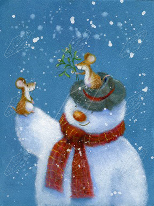 00012223JPA- Jan Pashley is represented by Pure Art Licensing Agency - Christmas Greeting Card Design