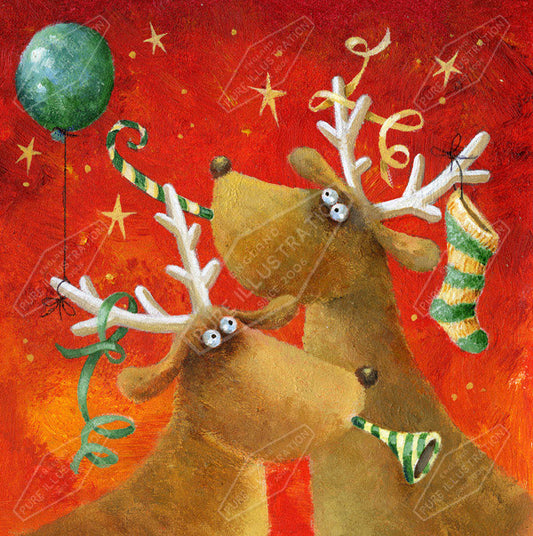 00014618JPA- Jan Pashley is represented by Pure Art Licensing Agency - Christmas Greeting Card Design