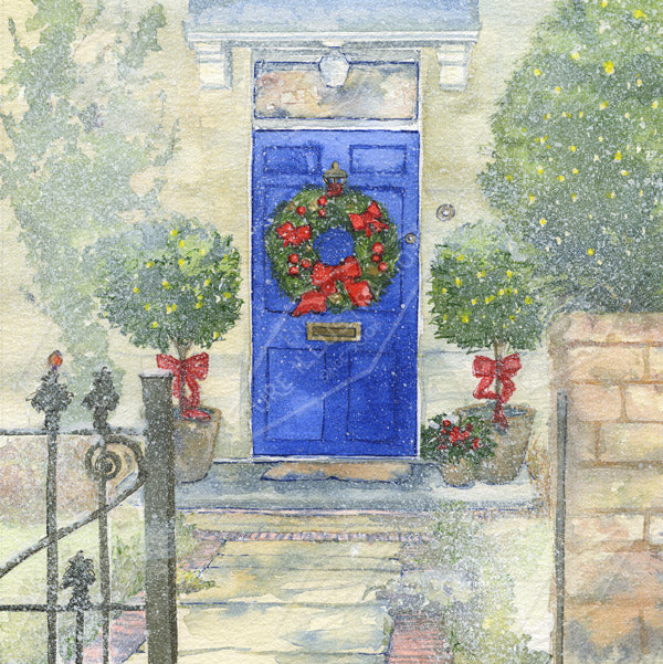 00014881AVI- Alison Vickery is represented by Pure Art Licensing Agency - Christmas Greeting Card Design