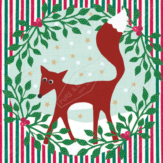 00015048SSN- Sian Summerhayes is represented by Pure Art Licensing Agency - Christmas Greeting Card Design