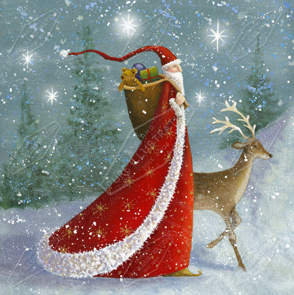00015171JPA- Jan Pashley is represented by Pure Art Licensing Agency - Christmas Greeting Card Design