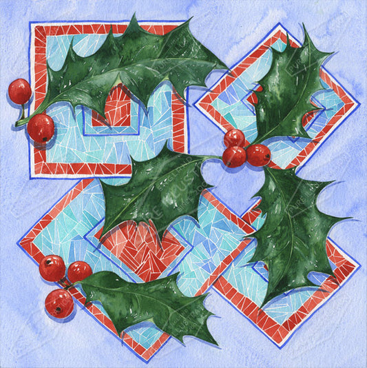 00015230AVI- Alison Vickery is represented by Pure Art Licensing Agency - Christmas Greeting Card Design