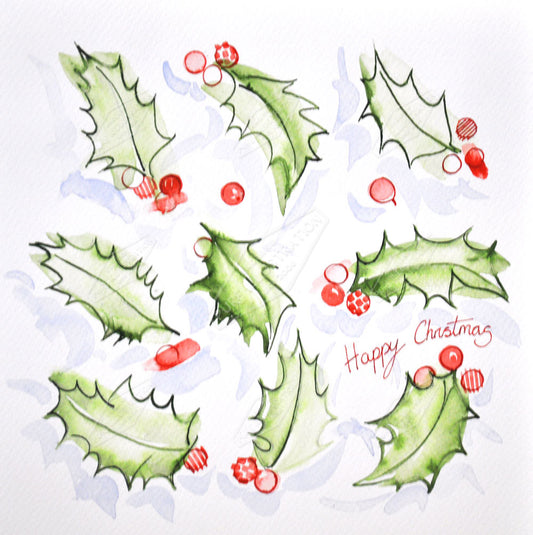 00016833AVI- Alison Vickery is represented by Pure Art Licensing Agency - Christmas Greeting Card Design