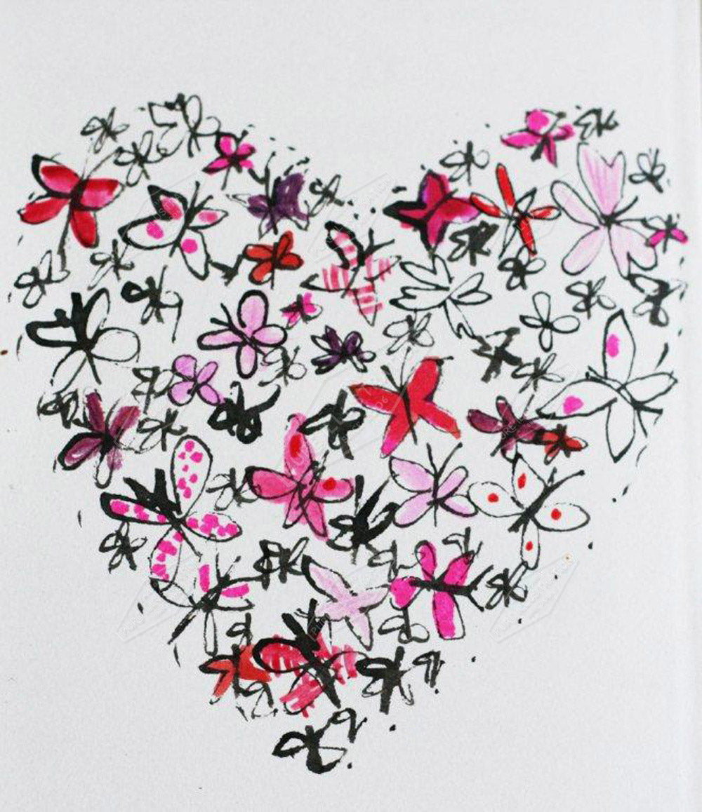 00018708CHA - Charlotte Hardy is represented by Pure Art Licensing Agency - Valentine's Greeting Card Design