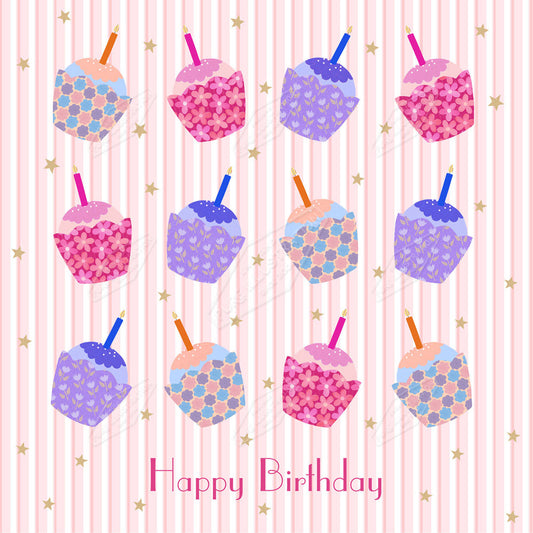 00018822SSN- Sian Summerhayes is represented by Pure Art Licensing Agency - Birthday Greeting Card Design