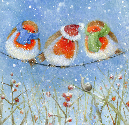 00018915JPA- Jan Pashley is represented by Pure Art Licensing Agency - Christmas Greeting Card Design