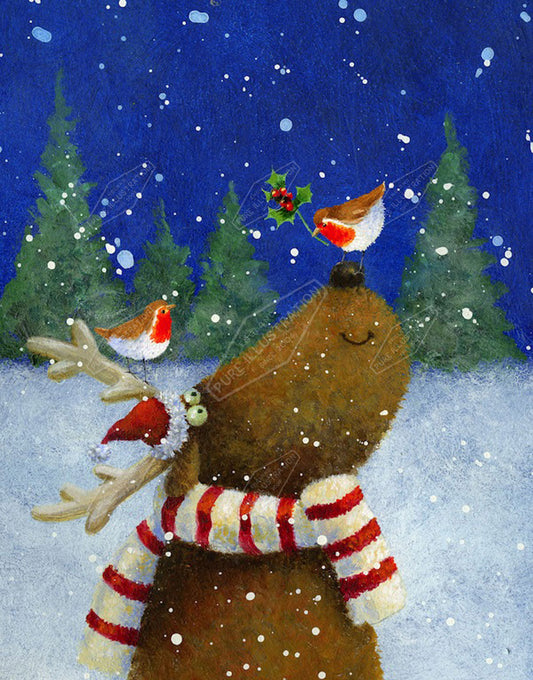 00019493JPA- Jan Pashley is represented by Pure Art Licensing Agency - Christmas Greeting Card Design