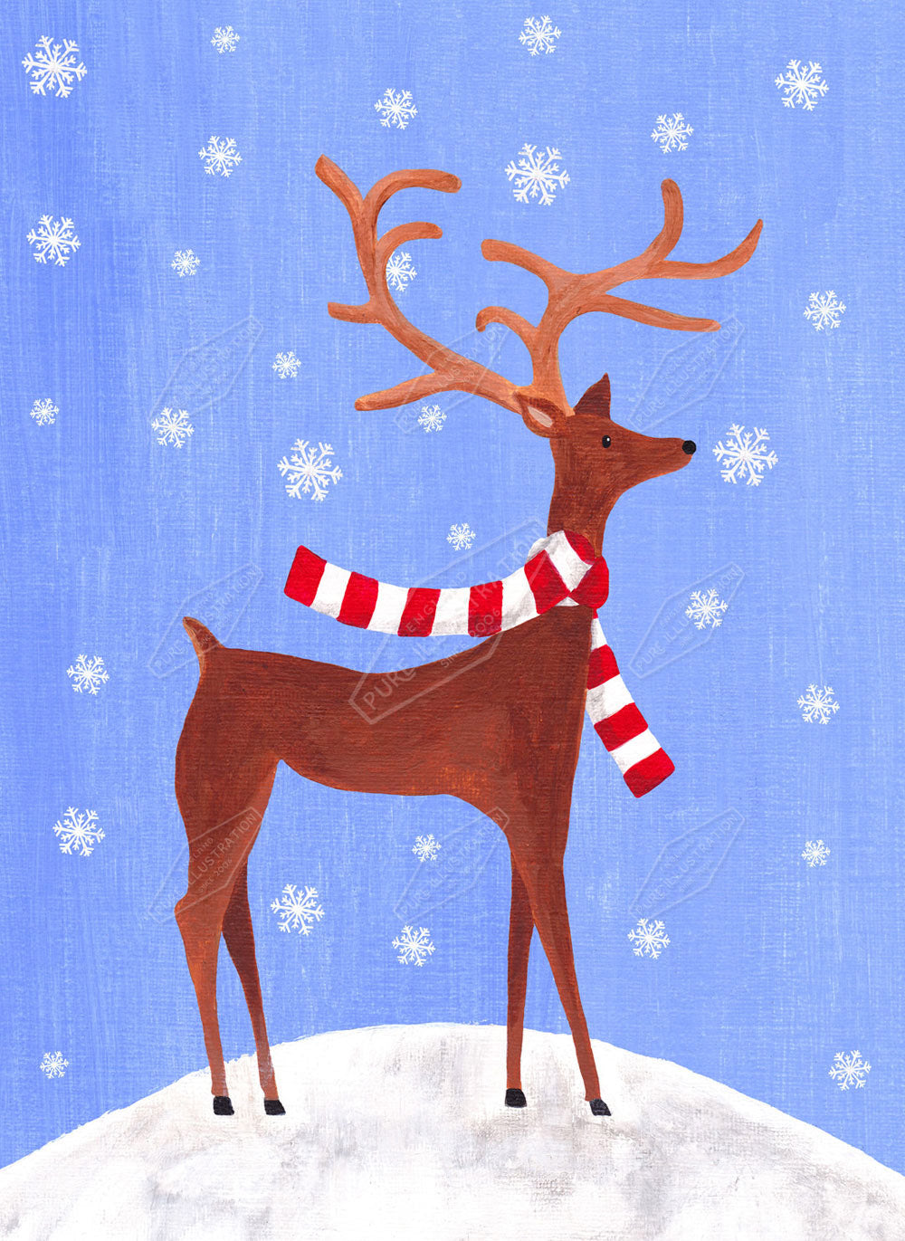 00019778SSN- Sian Summerhayes is represented by Pure Art Licensing Agency - Christmas Greeting Card Design