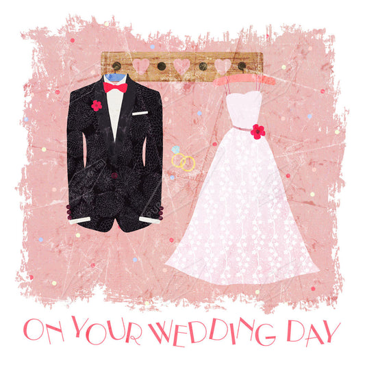 00019944SSN- Sian Summerhayes is represented by Pure Art Licensing Agency - Wedding Greeting Card Design