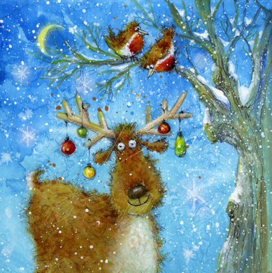 00020108JPA- Jan Pashley is represented by Pure Art Licensing Agency - Christmas Greeting Card Design