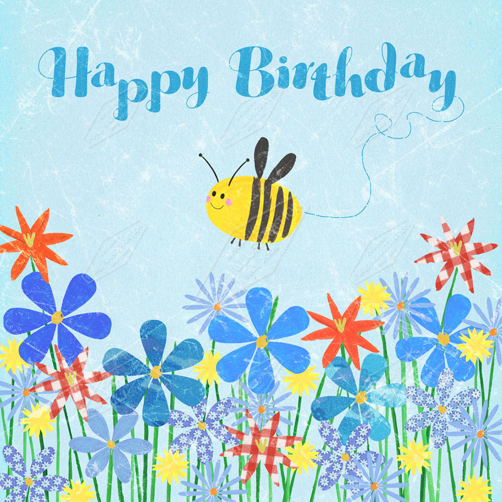 00020311SSN- Sian Summerhayes is represented by Pure Art Licensing Agency - Birthday Greeting Card Design