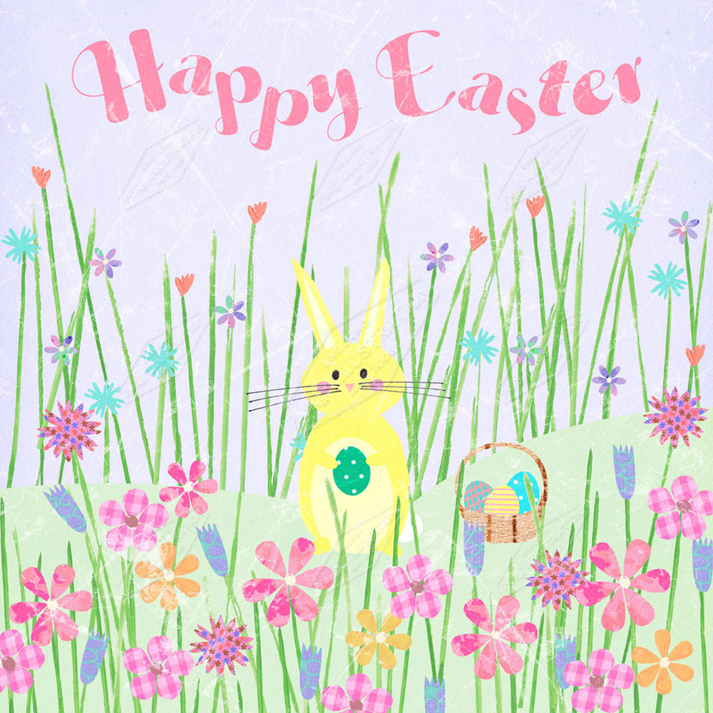 00020312SSN- Sian Summerhayes is represented by Pure Art Licensing Agency - Easter Greeting Card Design