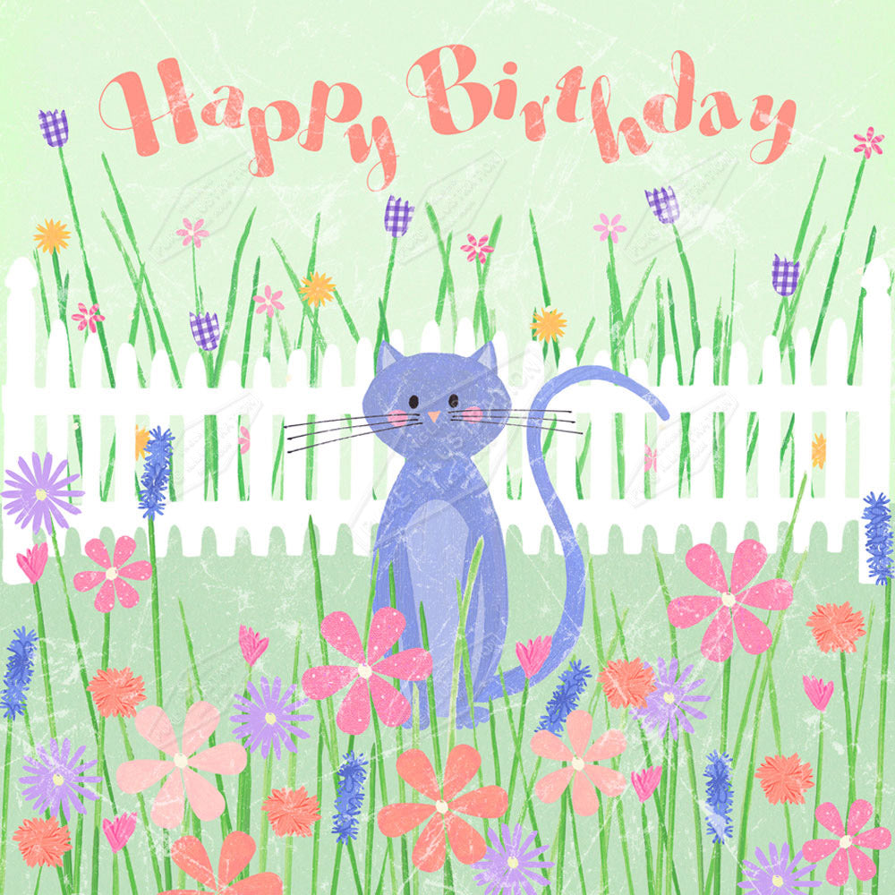 00020313SSN- Sian Summerhayes is represented by Pure Art Licensing Agency - Birthday Greeting Card Design