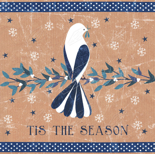00020446SSN- Sian Summerhayes is represented by Pure Art Licensing Agency - Christmas Greeting Card Design