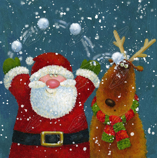 00020516JPA- Jan Pashley is represented by Pure Art Licensing Agency - Christmas Greeting Card Design
