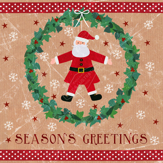 00020936SSN- Sian Summerhayes is represented by Pure Art Licensing Agency - Christmas Greeting Card Design