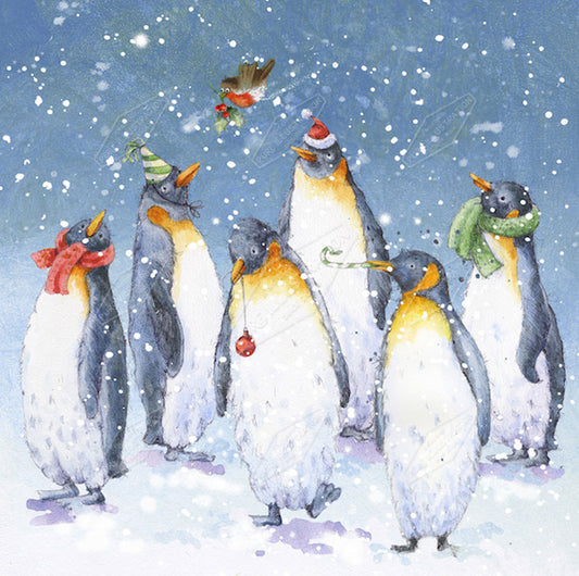 00022179JPA- Jan Pashley is represented by Pure Art Licensing Agency - Christmas Greeting Card Design