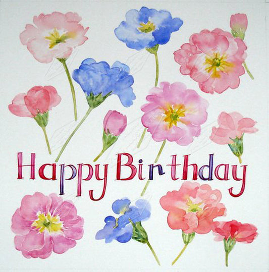 00022227AVI- Alison Vickery is represented by Pure Art Licensing Agency - Birthday Greeting Card Design