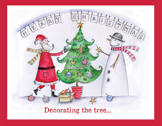 00022461DEV - Deva Evans is represented by Pure Art Licensing Agency - Christmas Greeting Card Design