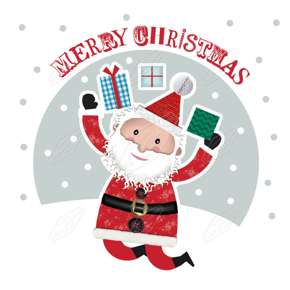 00022470EV - Deva Evans is represented by Pure Art Licensing Agency - Christmas Greeting Card Design