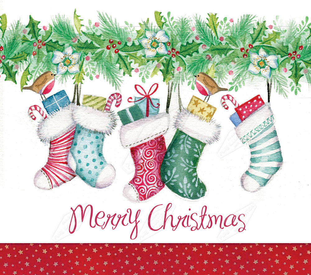 00022477DEV - Deva Evans is represented by Pure Art Licensing Agency - Christmas Greeting Card Design