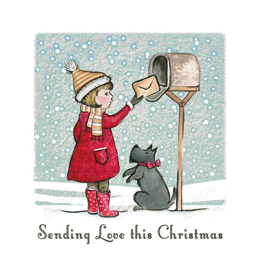 00022480DEV - Deva Evans is represented by Pure Art Licensing Agency - Christmas Greeting Card Design