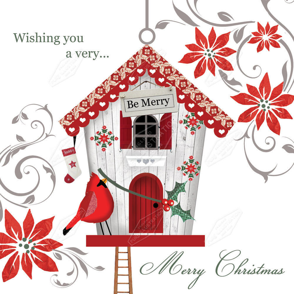 00022481DEV - Deva Evans is represented by Pure Art Licensing Agency - Christmas Greeting Card Design
