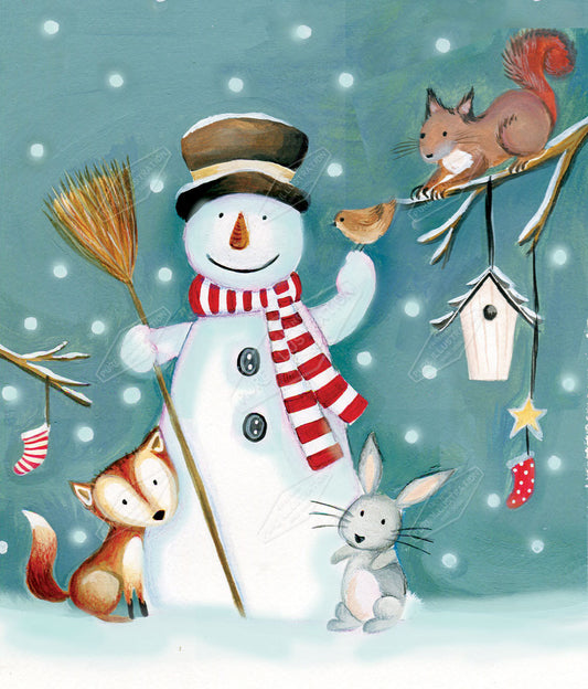 00022678DEV - Deva Evans is represented by Pure Art Licensing Agency - Christmas Greeting Card Design