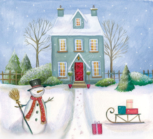 00023017DEV - Deva Evans is represented by Pure Art Licensing Agency - Christmas Greeting Card Design