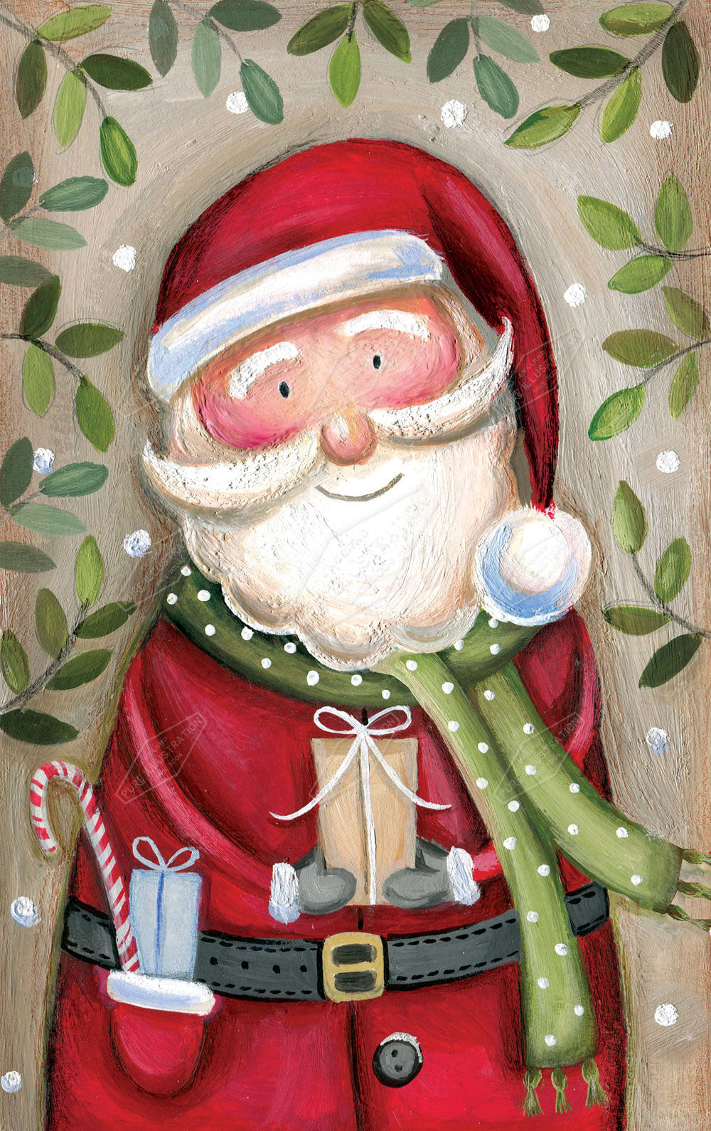 00023020DEV - Deva Evans is represented by Pure Art Licensing Agency - Christmas Greeting Card Design