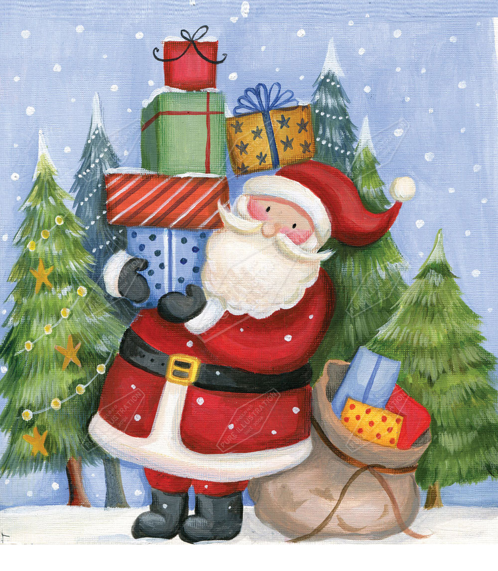 00023026DEV - Deva Evans is represented by Pure Art Licensing Agency - Christmas Greeting Card Design