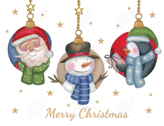 00023134DEV - Deva Evans is represented by Pure Art Licensing Agency - Christmas Greeting Card Design