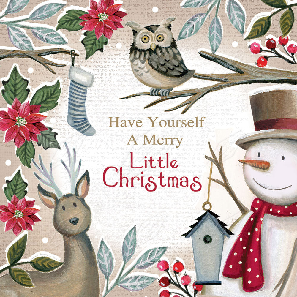 00023139DEV - Deva Evans is represented by Pure Art Licensing Agency - Christmas Greeting Card Design
