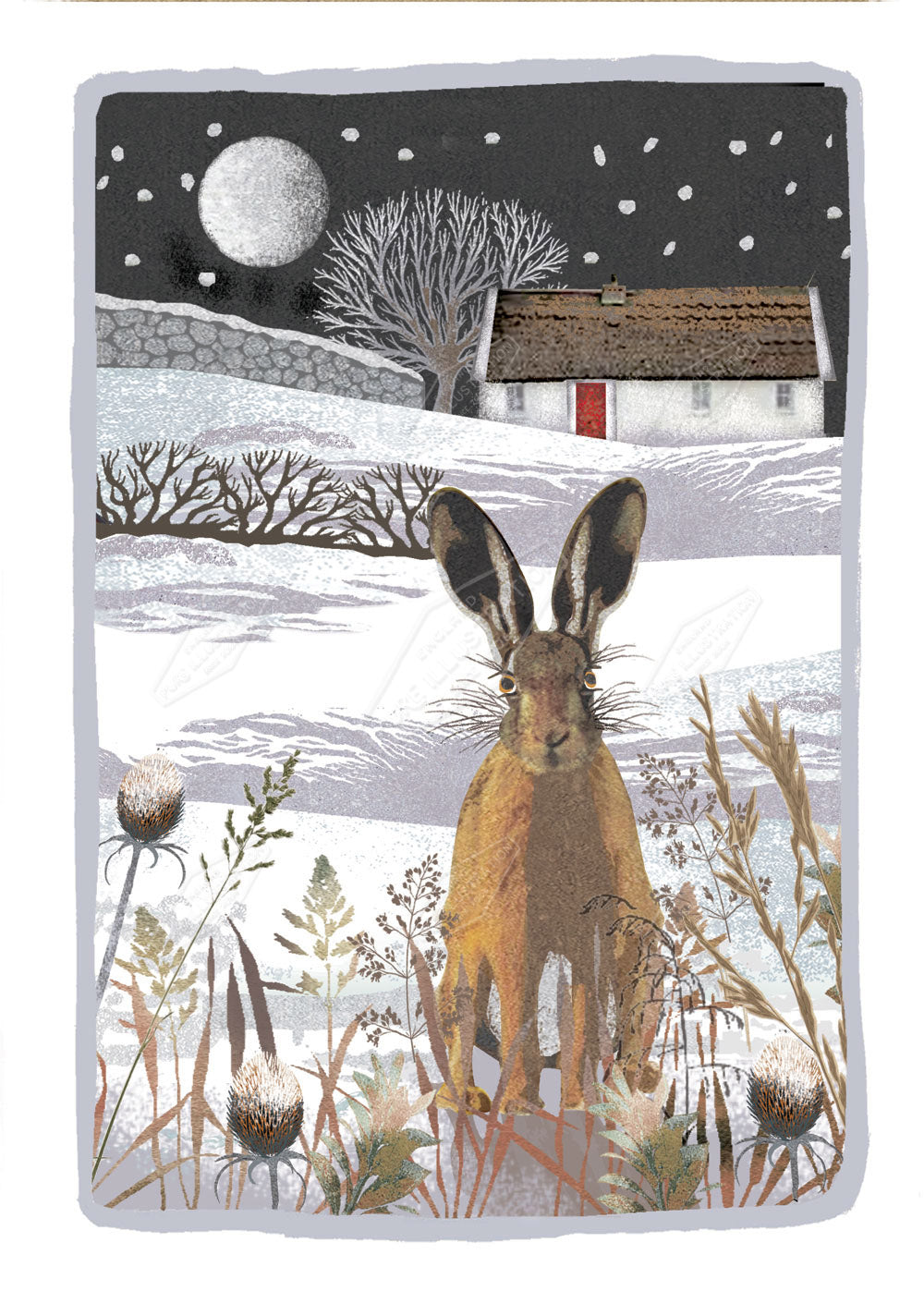 00023188DEV - Deva Evans is represented by Pure Art Licensing Agency - Christmas Greeting Card Design