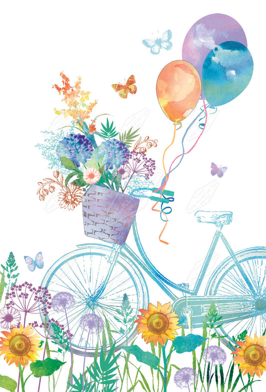 00023220DEV - Deva Evans is represented by Pure Art Licensing Agency - Birthday Greeting Card Design