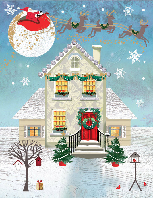 00023851DEV - Deva Evans is represented by Pure Art Licensing Agency - Christmas Greeting Card Design