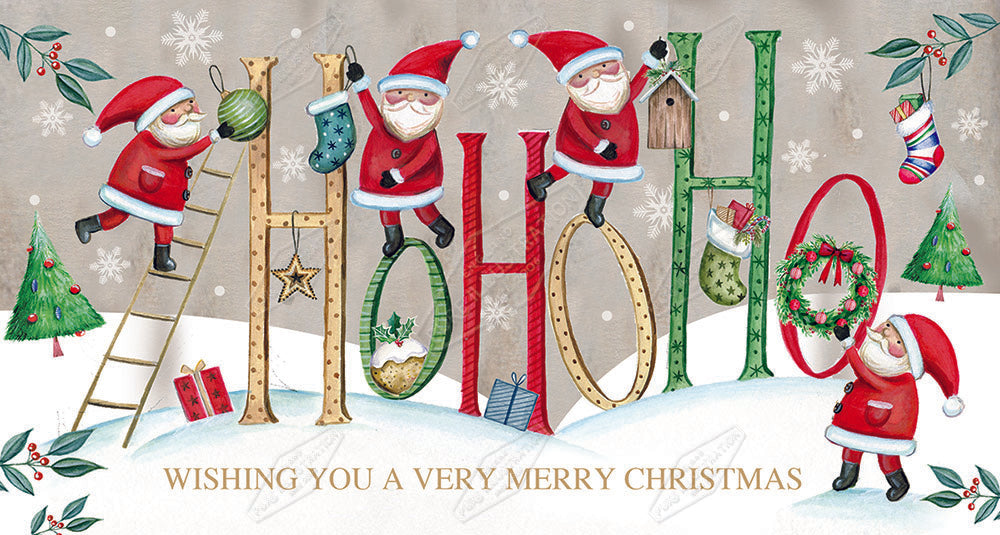 00023929DEV - Deva Evans is represented by Pure Art Licensing Agency - Christmas Greeting Card Design