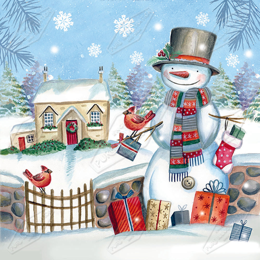 00024011DEV - Deva Evans is represented by Pure Art Licensing Agency - Christmas Greeting Card Design