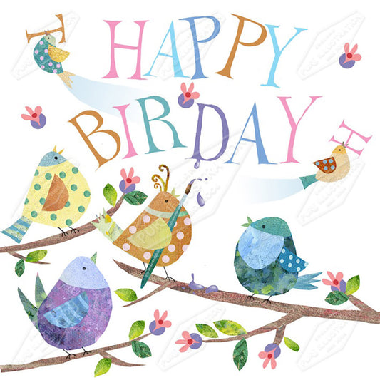 00024030JPA- Jan Pashley is represented by Pure Art Licensing Agency - Birthday Greeting Card Design