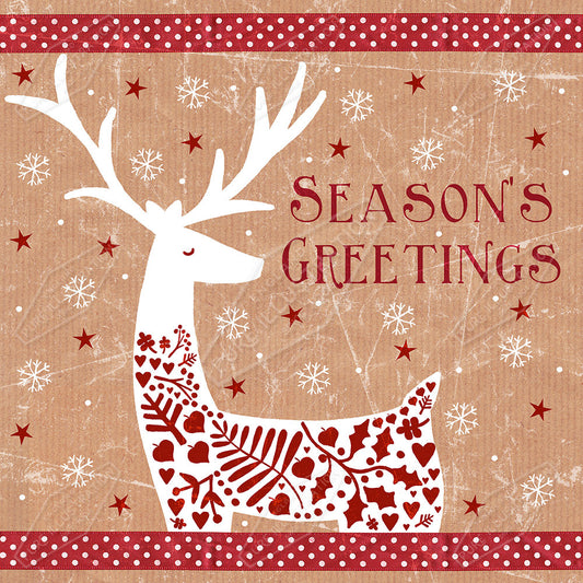 00024234SSN- Sian Summerhayes is represented by Pure Art Licensing Agency - Christmas Greeting Card Design