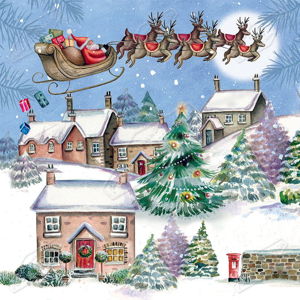 00024740DEV - Deva Evans is represented by Pure Art Licensing Agency - Christmas Greeting Card Design