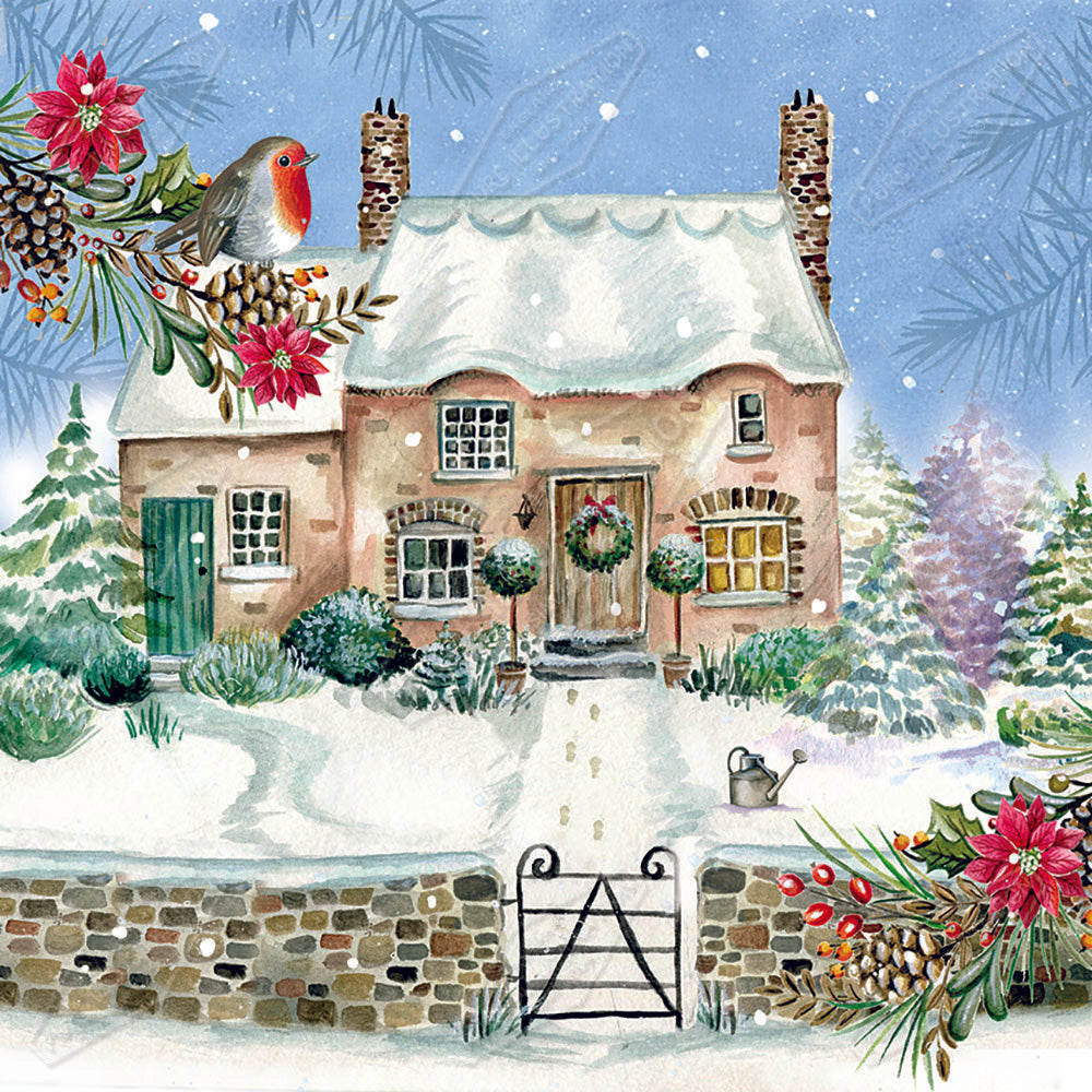 00024741DEV - Deva Evans is represented by Pure Art Licensing Agency - Christmas Greeting Card Design