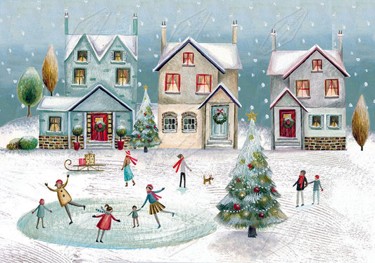00024743DEV - Deva Evans is represented by Pure Art Licensing Agency - Christmas Greeting Card Design