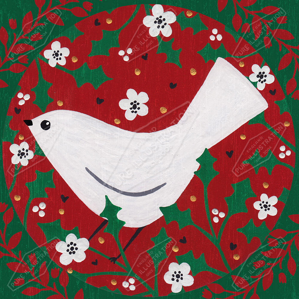 00025138SSN- Sian Summerhayes is represented by Pure Art Licensing Agency - Christmas Greeting Card Design