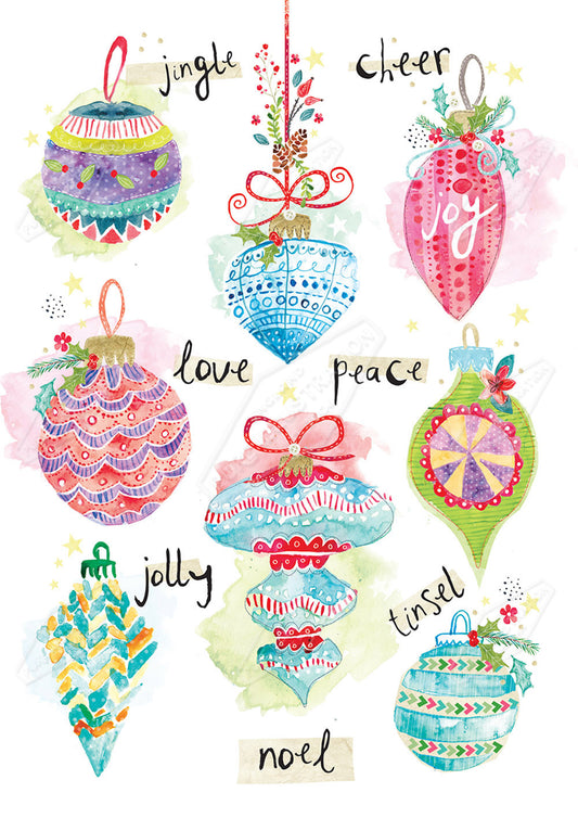 00025477EST- Emily Stalley is represented by Pure Art Licensing Agency - Christmas Greeting Card Design