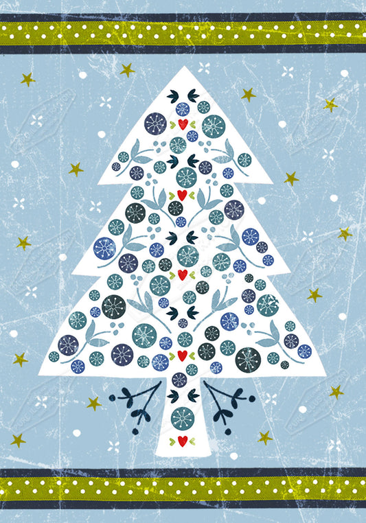 00025547SSNa- Sian Summerhayes is represented by Pure Art Licensing Agency - Christmas Greeting Card Design