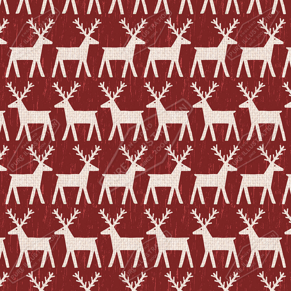 00025552SSNb- Sian Summerhayes is represented by Pure Art Licensing Agency - Christmas Pattern Design