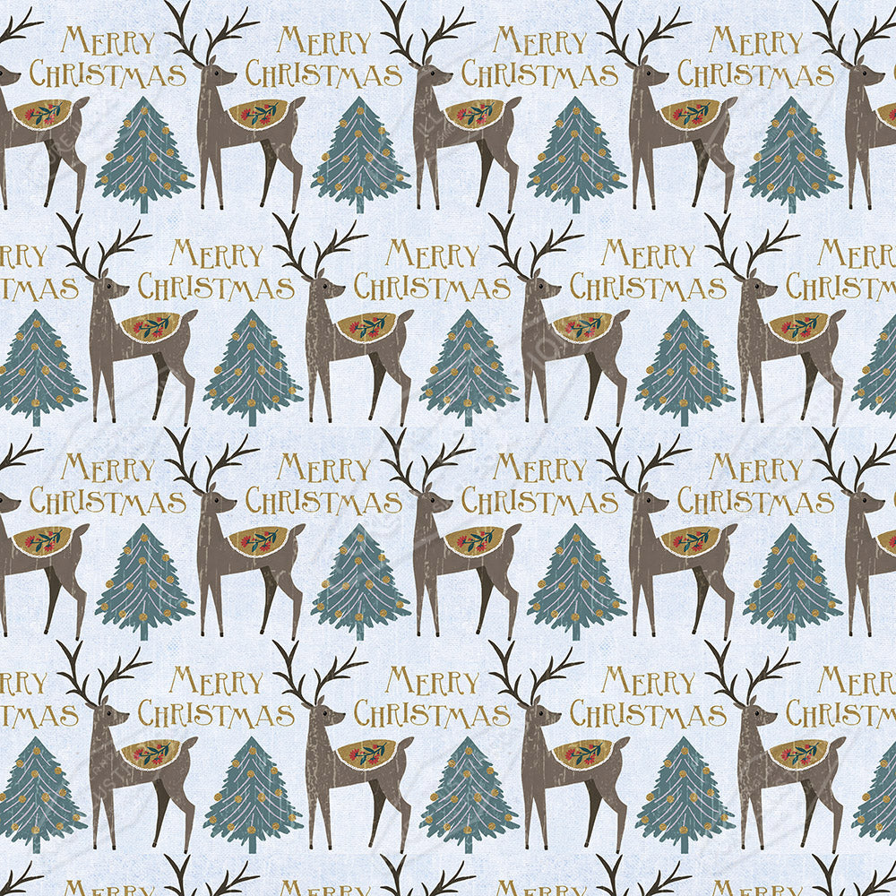 00025555SSNd- Sian Summerhayes is represented by Pure Art Licensing Agency - Christmas Pattern Design